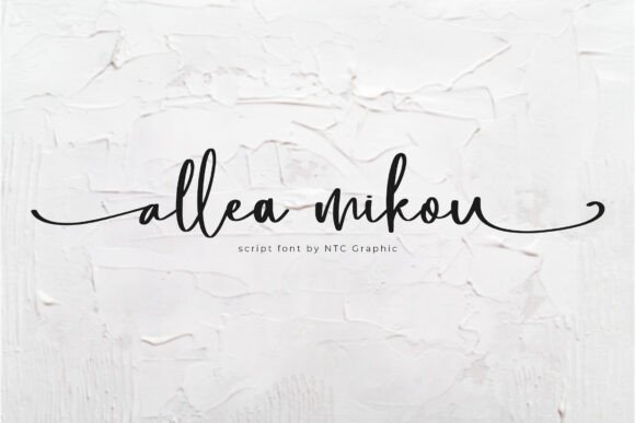 Allea Mikou Script Font Review for Handmade Brands