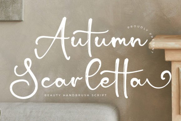 Autumn Scarletta: A Script Font for Polished Brand Identity