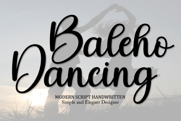 Baleho Dancing: A Handwritten Script for Modern Web Design