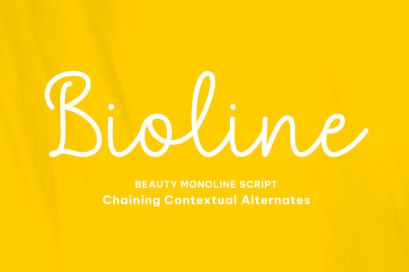 Bioline Script Font: Elevate Campaign Visuals With Precision