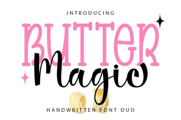 Butter Magic Typeface: Elevating Editorial Design with Romantic Typography