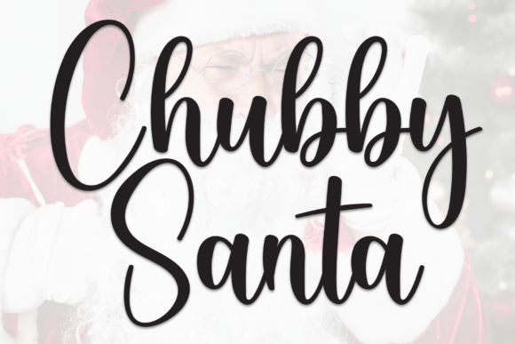 Chubby Santa Typeface: A Delicate Script for Elegant Branding