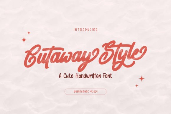 Cutaway Style: The Script Font for Scroll-Stopping Brand Content