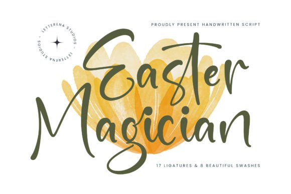Easter Magician: A Luxury Script Font for High-Impact Campaign Design