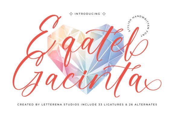 Eqatel Gacinta: The Luxury Script Font for High-Impact Campaigns