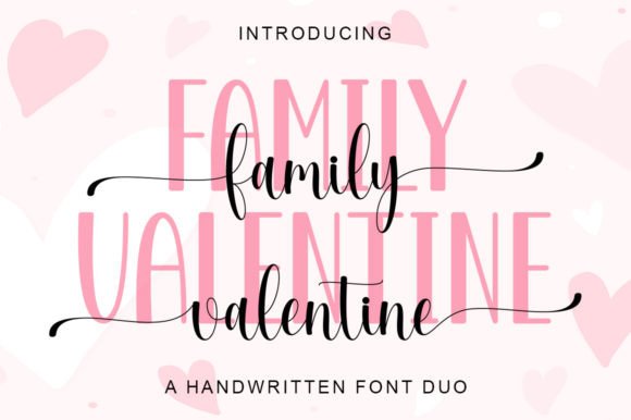 Family Valentine Duo: A Creative Font Review for Small Business Branding