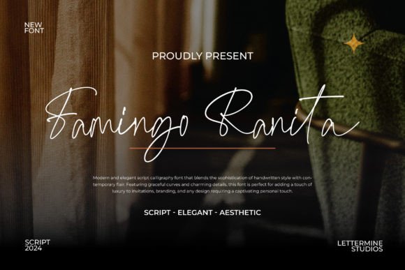 Famingo Ranita: The Script Font That Elevates Small Business Branding