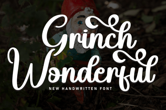 Grinch Wonderful: A Stylish Script Font for Editorial Design