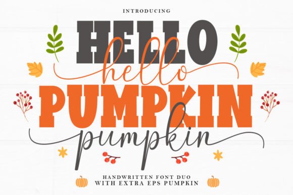 Hello Pumpkin Duo: The Perfect Script Font for Brand Identity