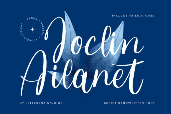Joclin Ailanet: Elevate Campaign Visuals with Luxury Script Typography