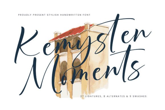 Kemysten Moments: A Luxury Script Font for Handmade Branding