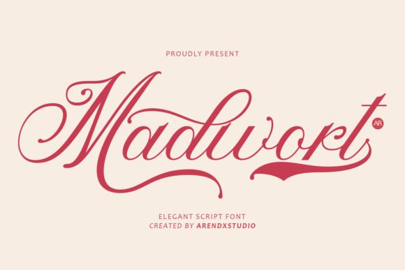 Madwort Typeface: Elevating Campaign Visuals with Elegant Script Design