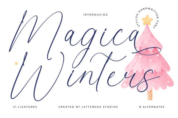 Magica Winters Typeface: Elevate Handmade Branding