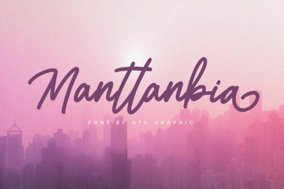 Manttanbia: The Minimalist Script Typeface for Handmade Branding