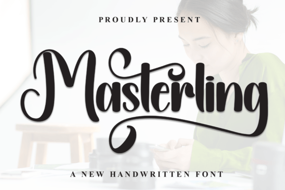 Masterling: A Handwritten Script Font for Elegant Editorial Design