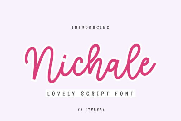 Nichale: A Handwritten Script Font for Editorial Calm
