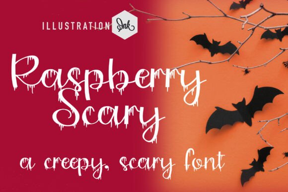 Raspberry Scary: A Blood-Red Script Font for High-Impact Web Design