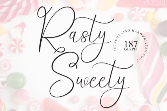 Rasty Sweety: Elevating Editorial Design with Elegant Handwritten Typography