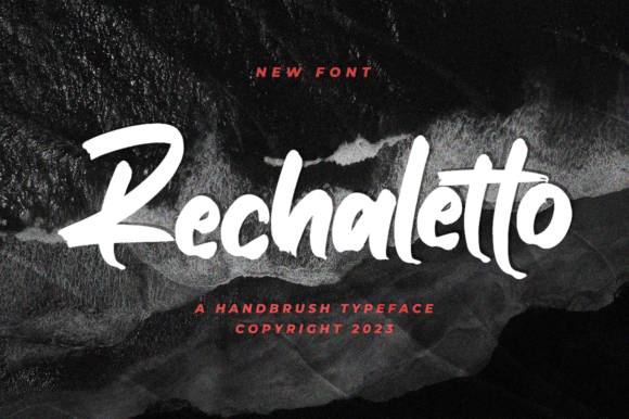Rechaletto: A Brushed Script Typeface for Playful Brand Identity