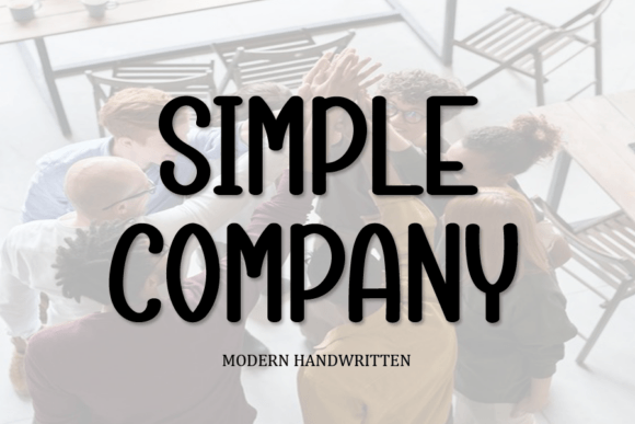 Simple Company: A Handwritten Script for Modern Editorial Design