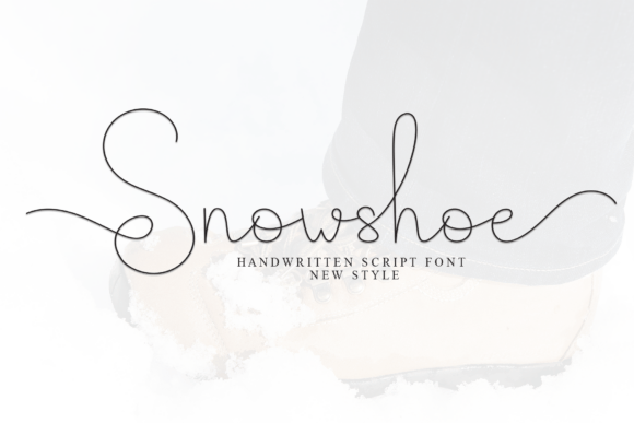 Snowshoe: A Handwritten Script Font for Cozy Editorial Design