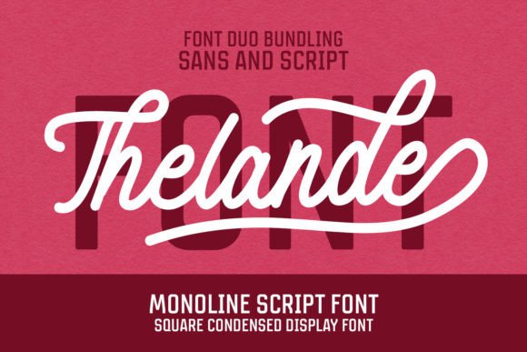 Thelande: The Perfect Script Font for Elevating Your Brand Identity