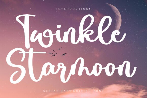 Twinkle Starmoon: A Soft Script Font for Editorial Design